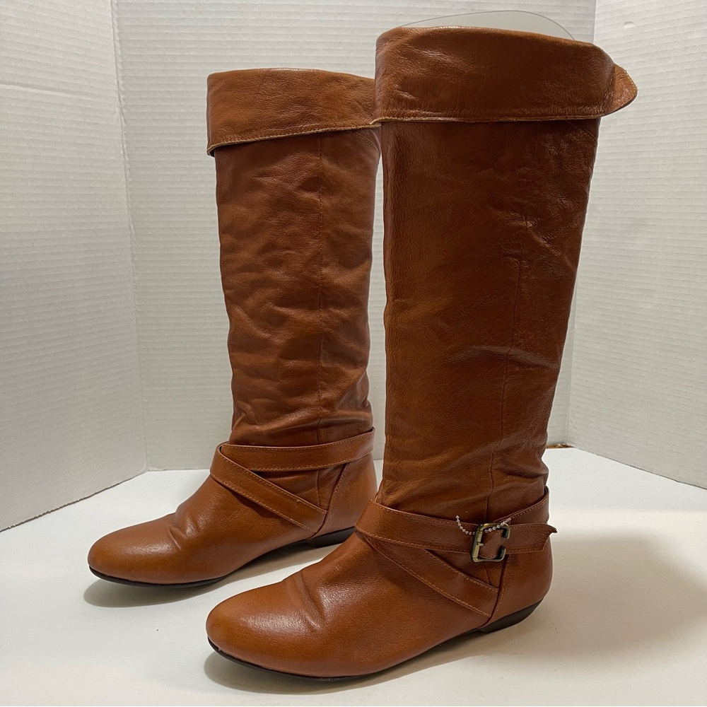 Chinese Laundry Tan Over the Knee Boots - Picture 2 of 15